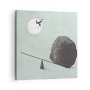 Canvastavla - Bild på duk - Uppfylld dröm - 60x60 cm