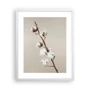 Affisch i vit ram - Hos mjukhetens källa - 40x50 cm