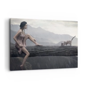 Canvastavla - Bild på duk - Skönhetens topp - 120x80 cm