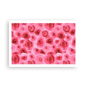 Affisch - Rosor upe och nere - 91x61 cm