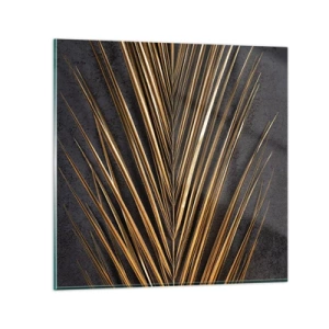 Glastavla - Bild på glas - Tropikens guld - 30x30 cm