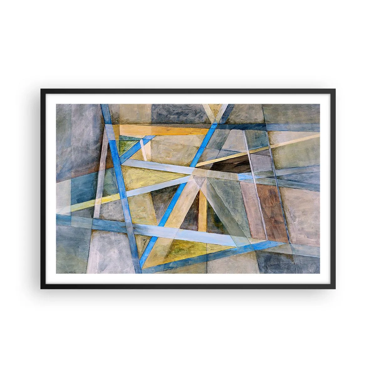 Affisch i svart ram - Rakt fram eller diagonalt? - 91x61 cm