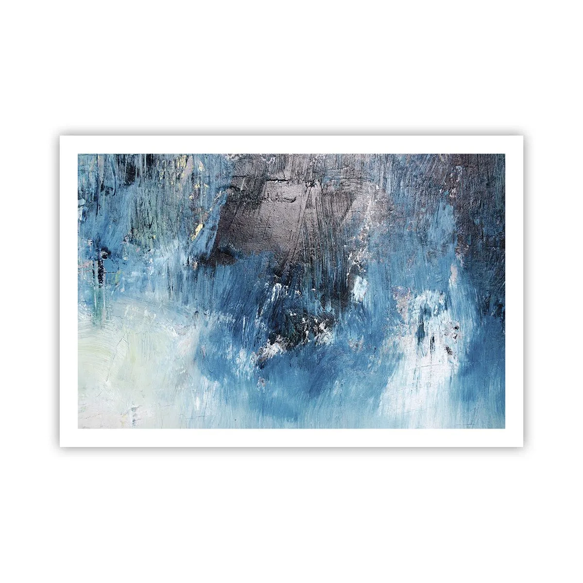Affisch - Blå rapsodi - 91x61 cm