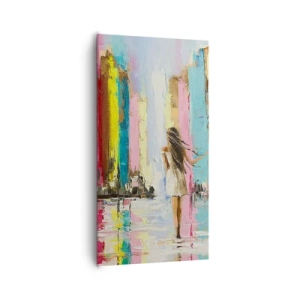 Canvastavla - Bild på duk - Kom med mig - 65x120 cm