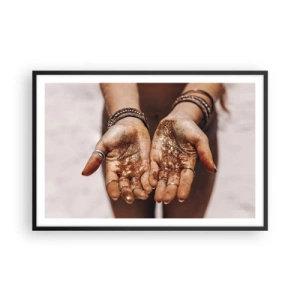 Affisch i svart ram - Gåva för dig - 91x61 cm