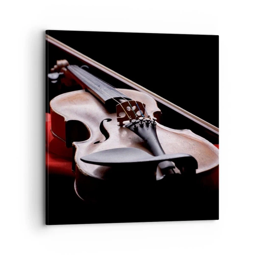 Canvastavla - Bild på duk - Känslornas musik - 70x70 cm