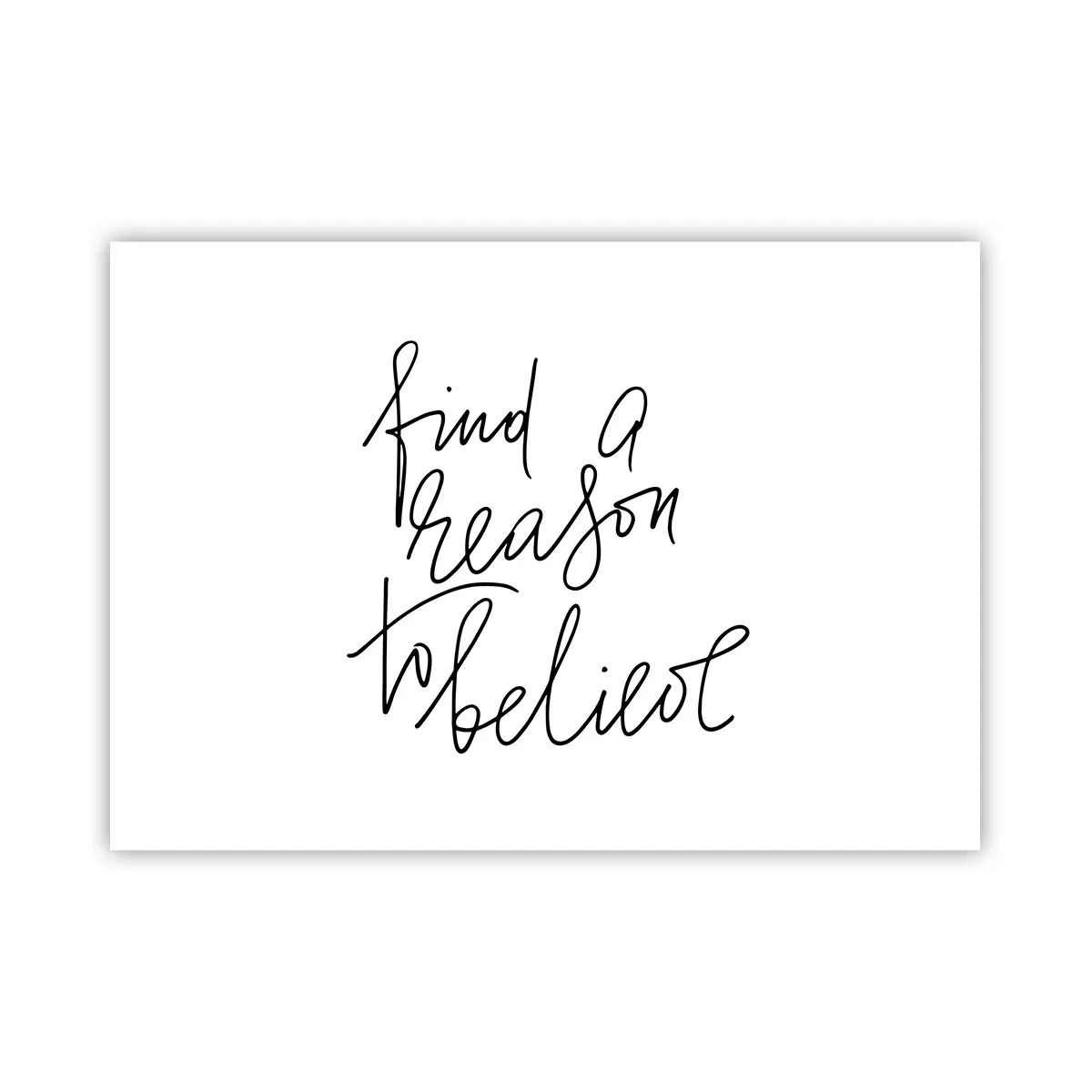 Affisch - Det är möjligt - 100x70 cm