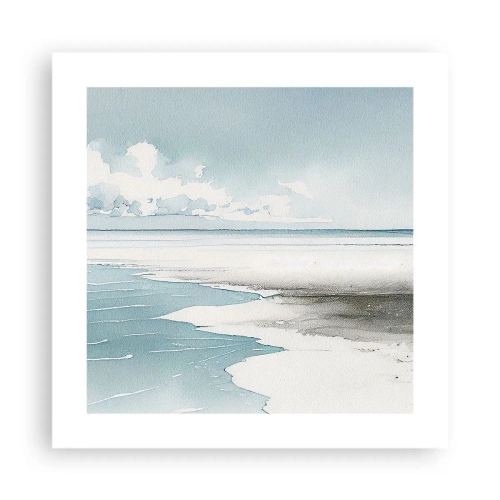 Affisch - Milt tidvatten - 40x40 cm