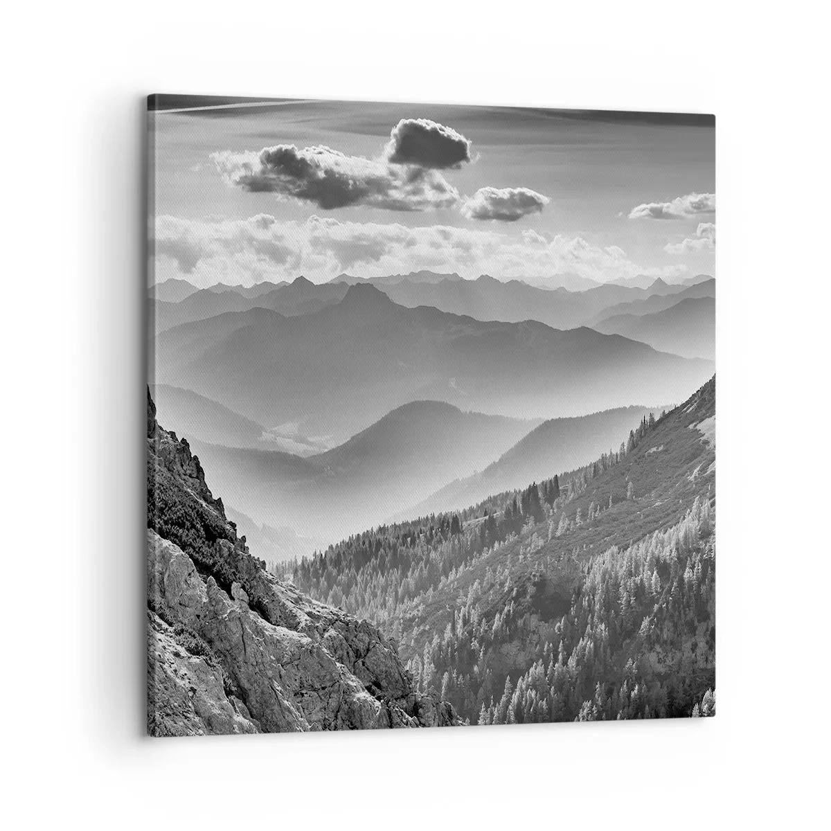 Canvastavla - Bild på duk - Ända fram till horisonten - 60x60 cm