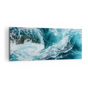 Canvastavla - Bild på duk - Porten till jordens inre - 120x50 cm