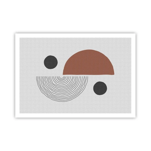 Affisch - Hjulets perfektion - 100x70 cm