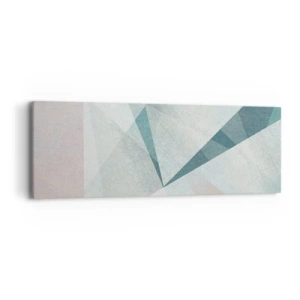 Canvastavla - Bild på duk - Lugnt trots dynamiskt - 90x30 cm