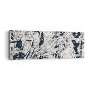 Canvastavla - Bild på duk - Motsatsernas interpenetration - 90x30 cm