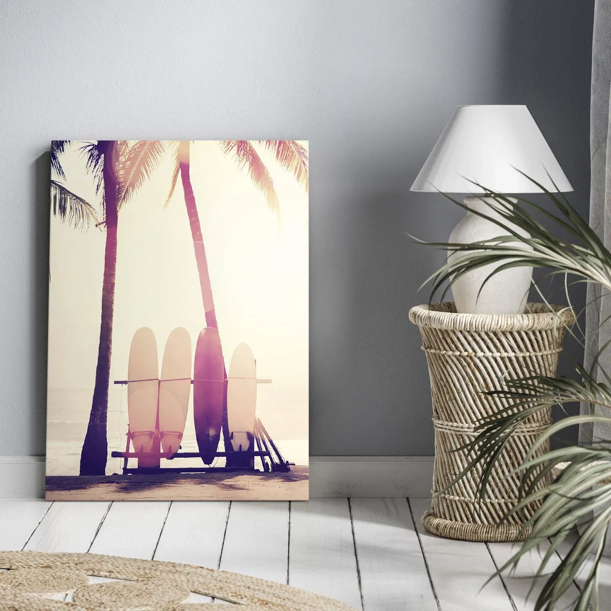 Canvastavla - Bild på duk - Det blir en underbar dag - 50x70 cm
