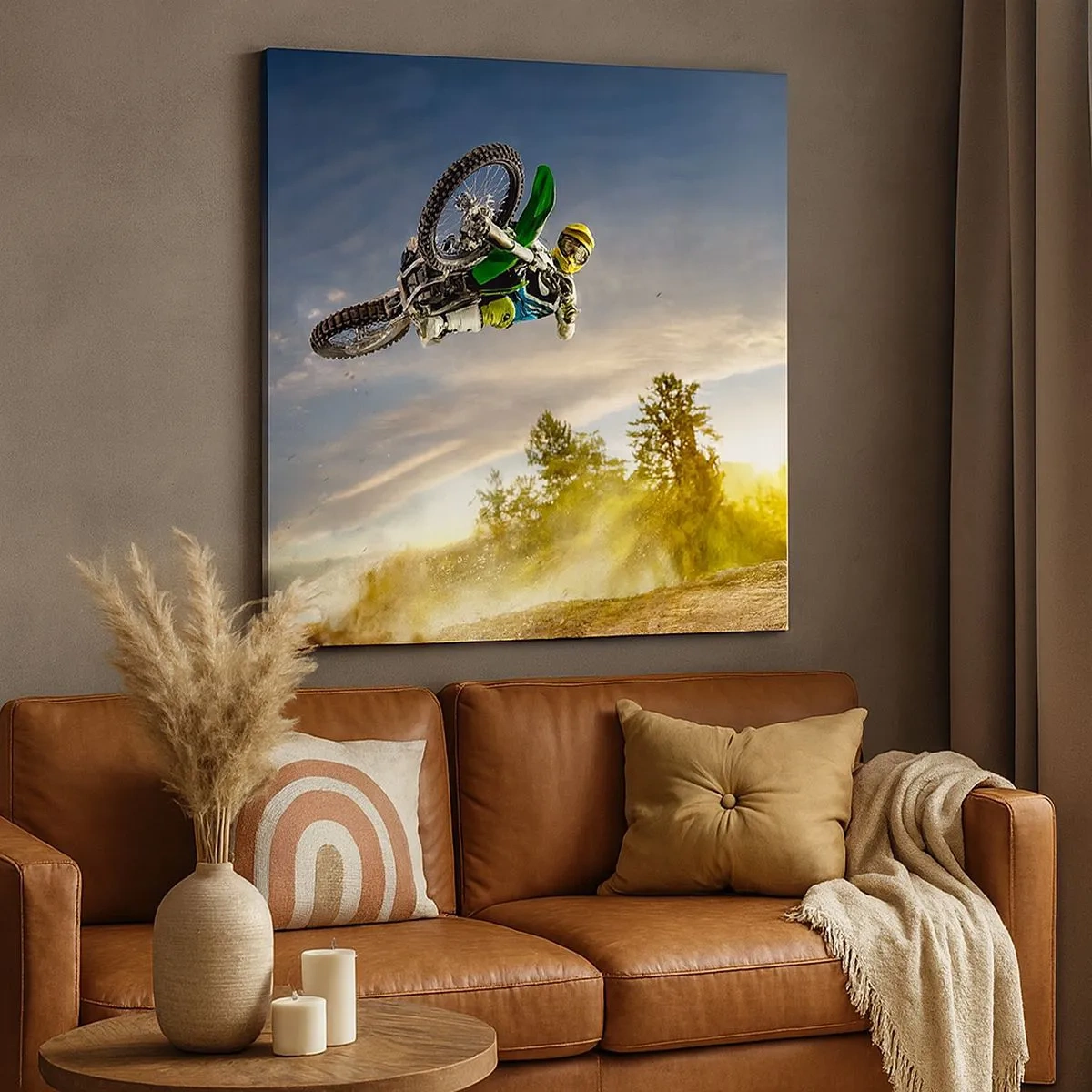 Canvastavla - Bild på duk - Koppla in emotioner! - 30x30 cm