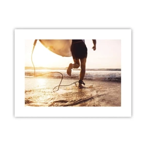 Affisch - Möta vågorna - 40x30 cm