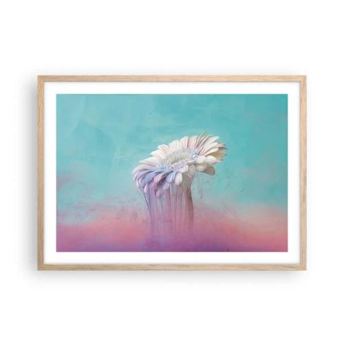 Affisch i ram av ljusek - Blommornas undervärld - 70x50 cm