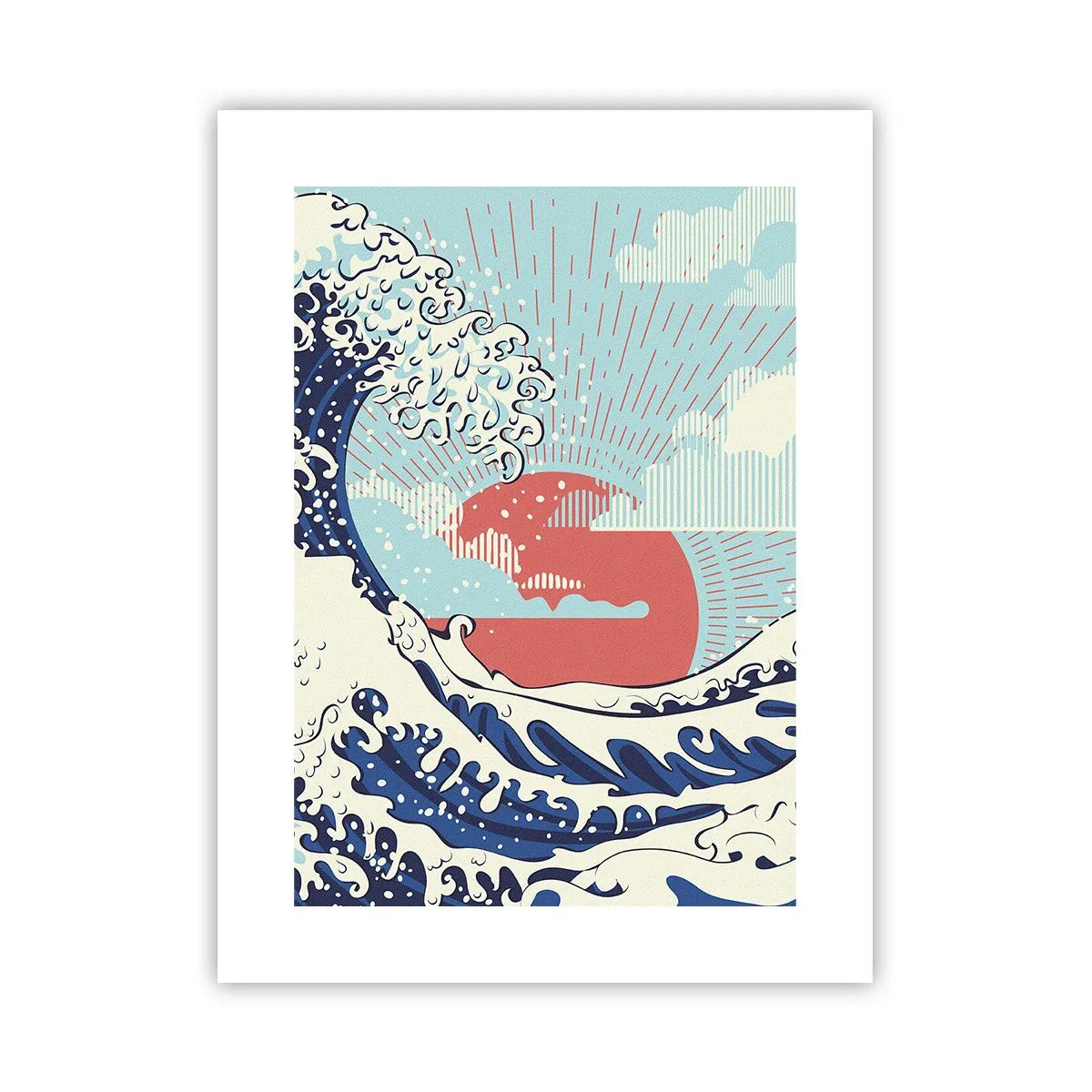 Affisch - Ur japanska inspirationer - 30x40 cm