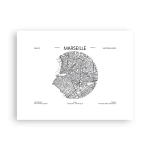 Affisch - Marseilles anatomi - 40x30 cm