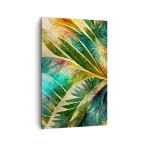 Canvastavla - Bild på duk - Färger i tropikerna - 80x120 cm