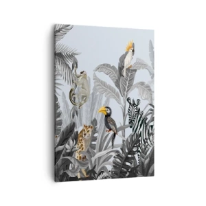 Canvastavla - Bild på duk - Afrikansk saga - 50x70 cm