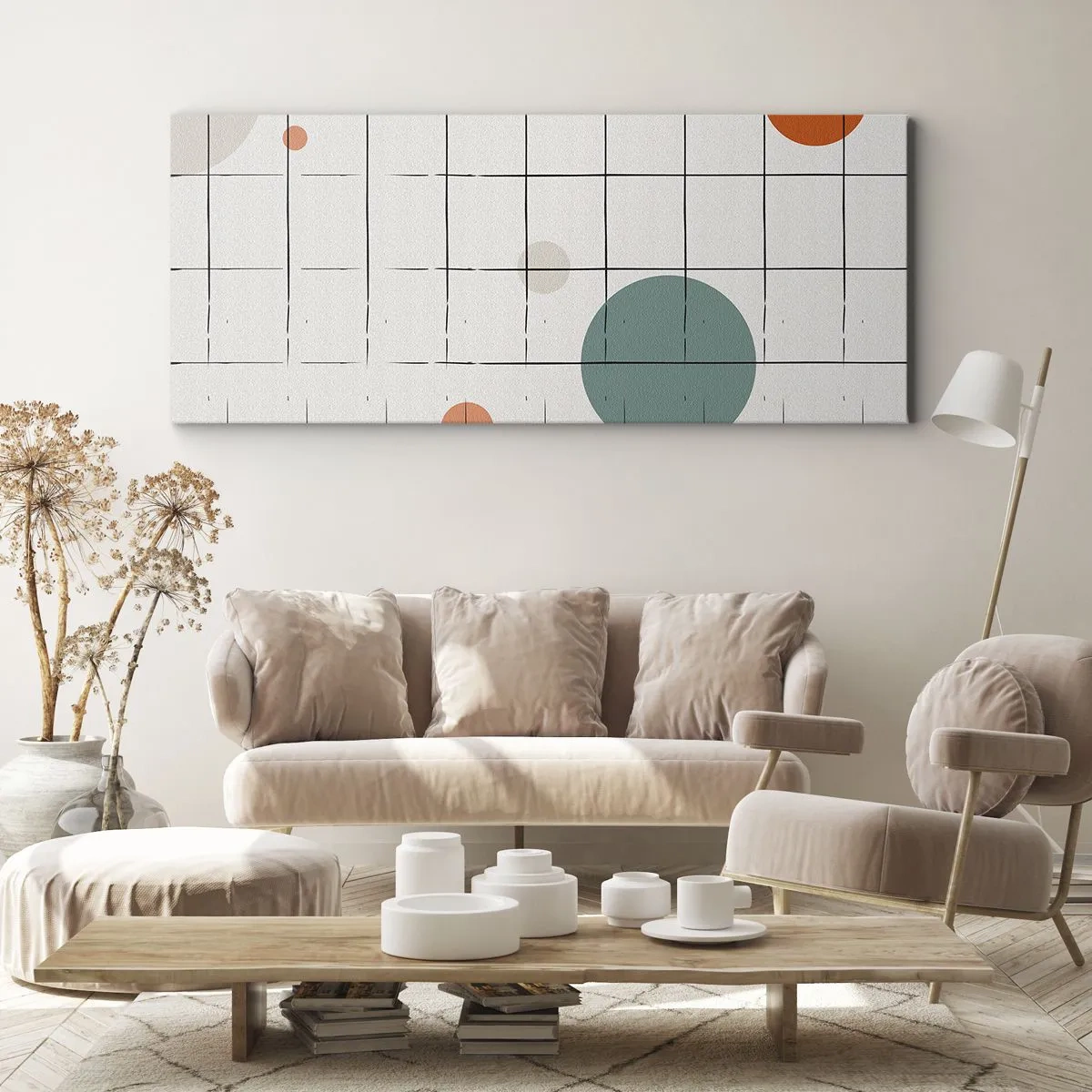 Canvastavla - Bild på duk - Fångade. Vi eller de? - 100x40 cm
