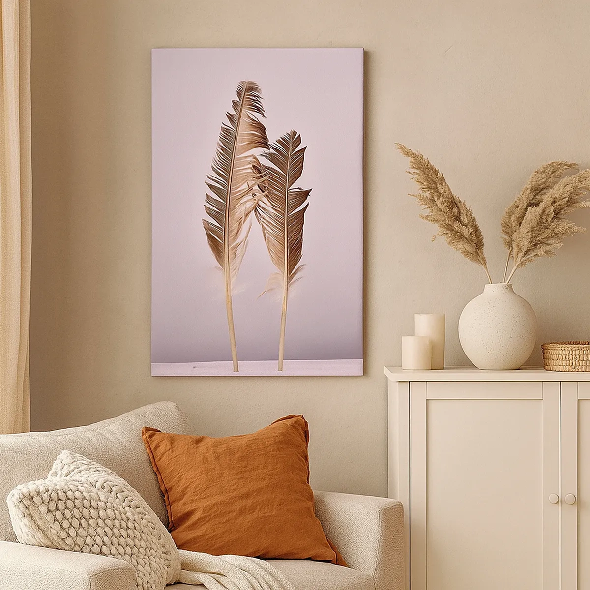 Canvastavla - Bild på duk - Mot intet - 50x70 cm