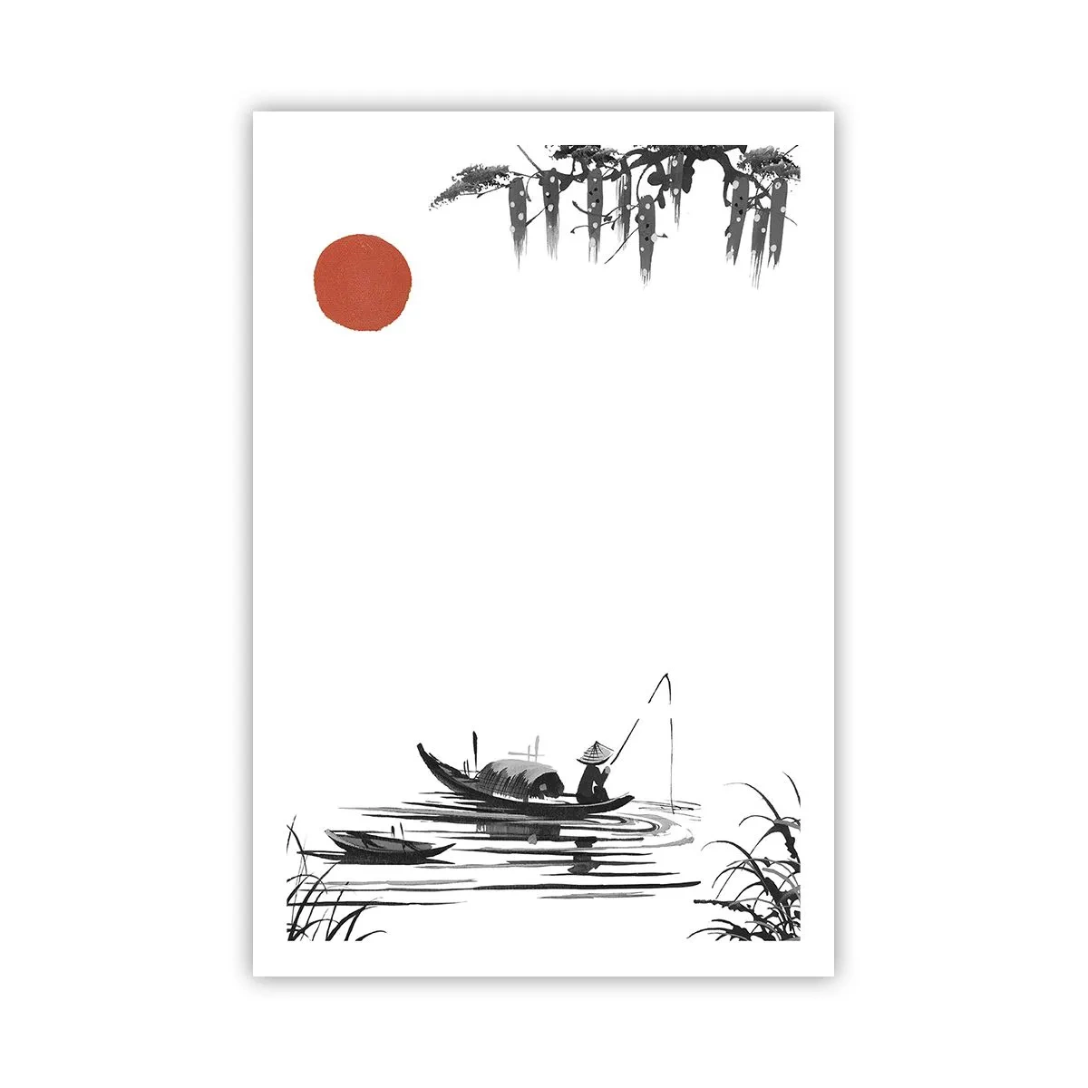 Affisch - Asiatisk eftermiddag - 61x91 cm