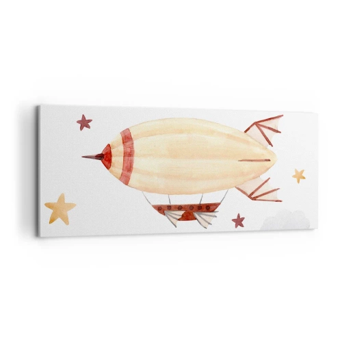 Canvastavla - Bild på duk - Luftskepp - 100x40 cm