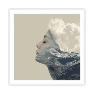 Affisch - Elementens skönhet - 60x60 cm