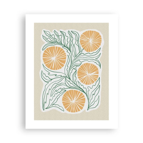 Affisch - Etniskt med en touch av abstraktion - 40x50 cm