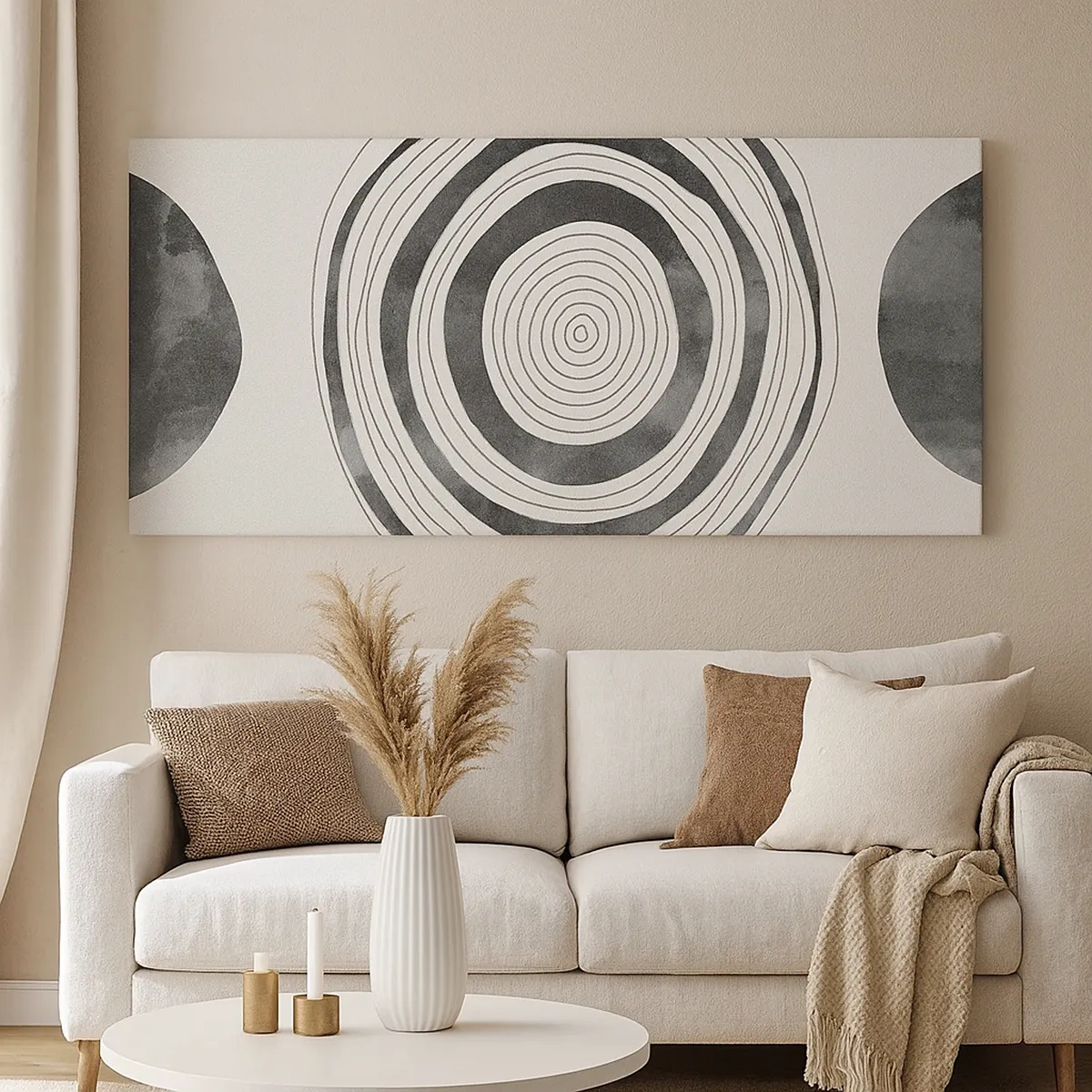 Canvastavla - Bild på duk - De viktiga sakerna däremellan - 30x30 cm