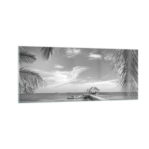 Glastavla - Bild på glas - Minne eller dröm? - 100x40 cm