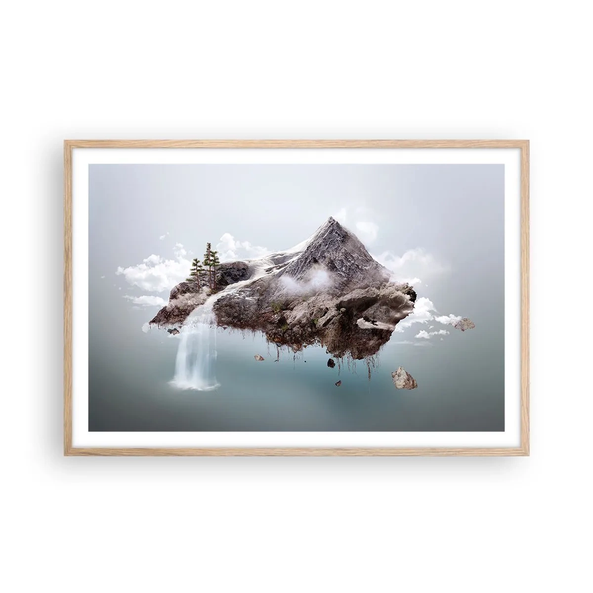 Affisch i ram av ljusek - Med surrealistens öga - 91x61 cm