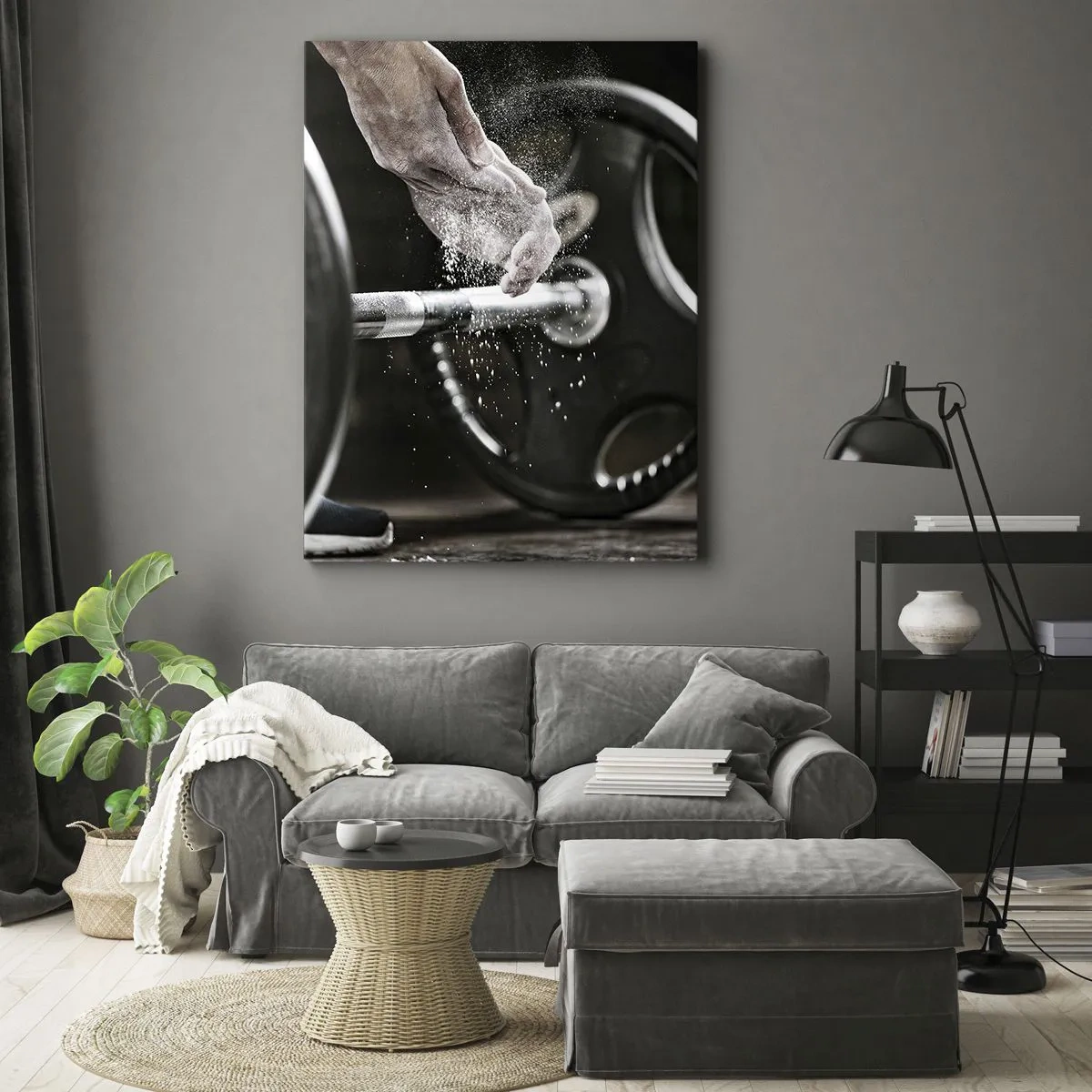 Canvastavla - Bild på duk - Utmaningen accepterad! - 45x80 cm