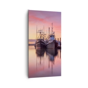 Canvastavla - Bild på duk - Inför nästa dag - 65x120 cm