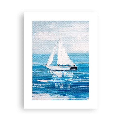 Affisch - Med en vän vid din sida - 30x40 cm