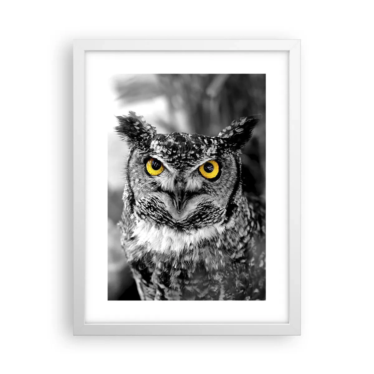 Affisch i vit ram - Inget kommer undan - 30x40 cm