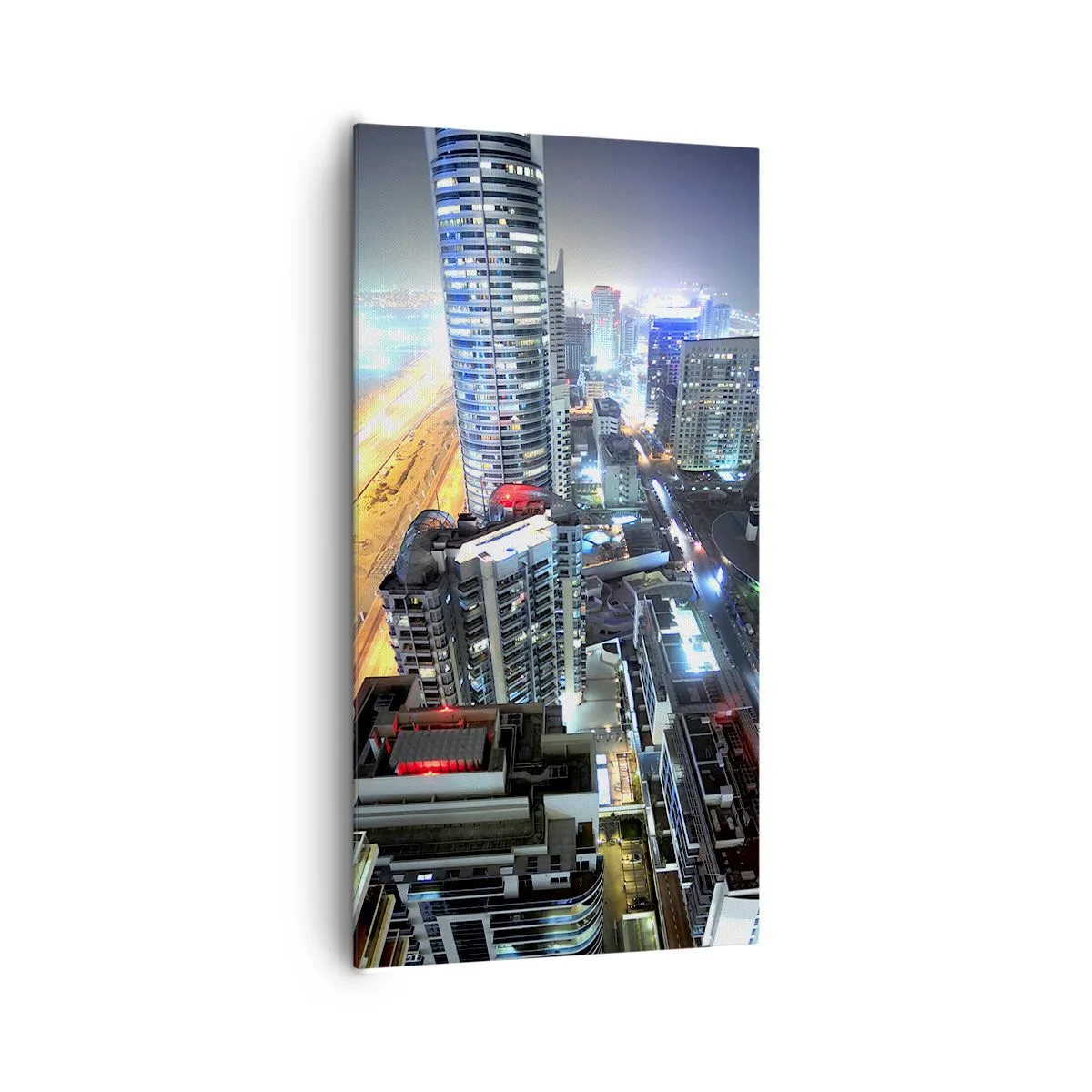 Canvastavla - Bild på duk - Underverk på öknen - 65x120 cm