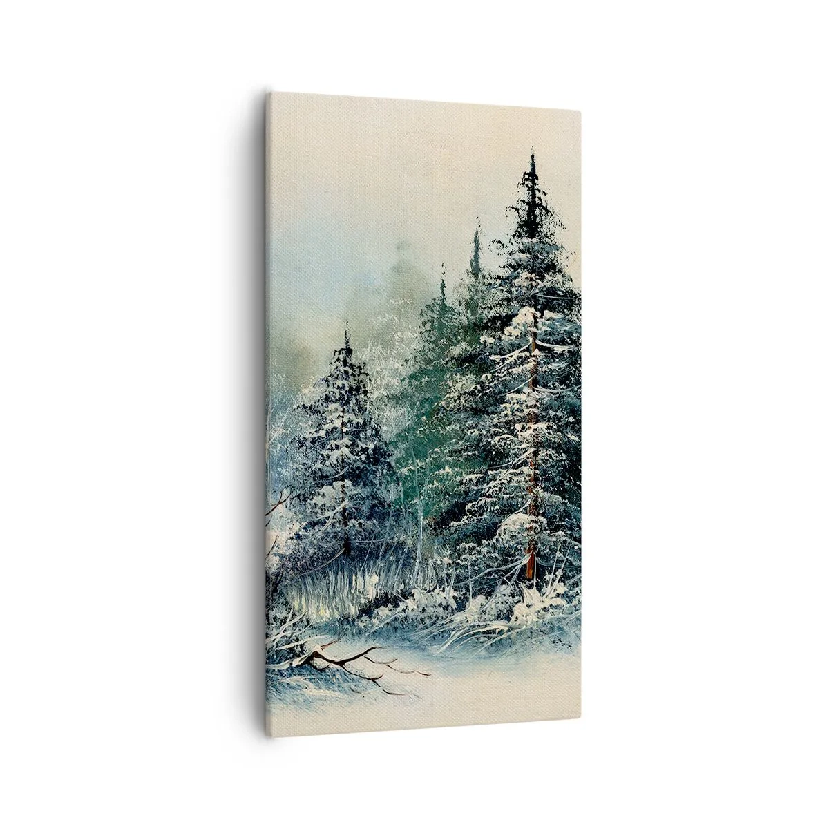 Canvastavla - Bild på duk - Redo för Julen - 55x100 cm