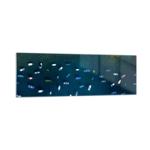Glastavla - Bild på glas - Ett semesterspel - 160x50 cm