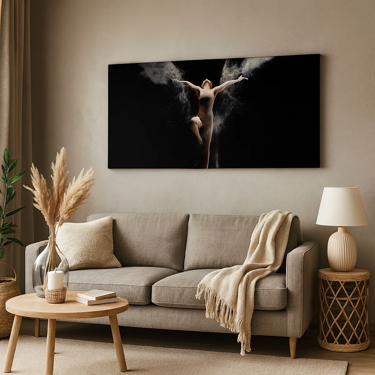 Canvastavla - Bild på duk - Alverna finns - 30x30 cm