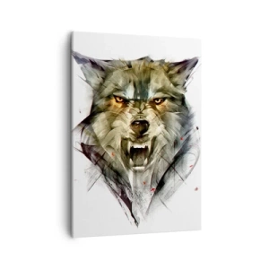 Canvastavla - Bild på duk - Stå stilla! - 50x70 cm