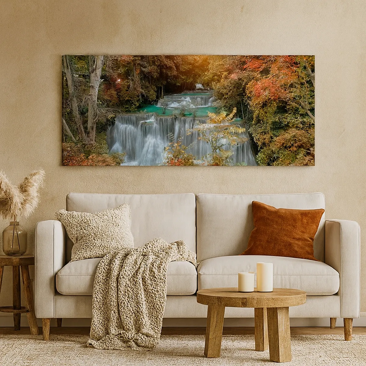 Canvastavla - Bild på duk - Skogens skatt - 30x30 cm