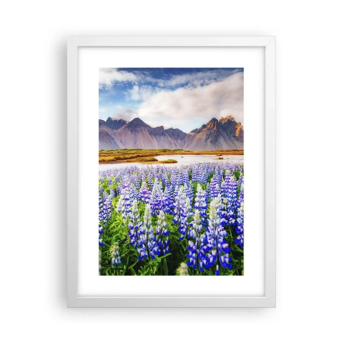 Affisch i vit ram - Styrka och stränghet bredvid mildhet - 30x40 cm