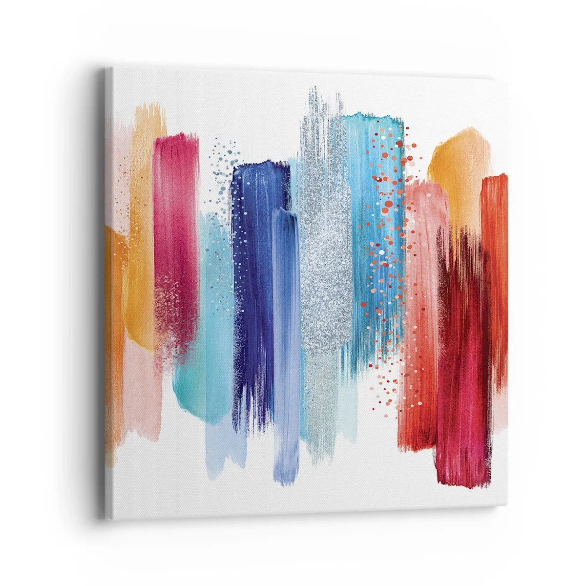 Canvastavla - Bild på duk - Upp och ner  - 40x40 cm