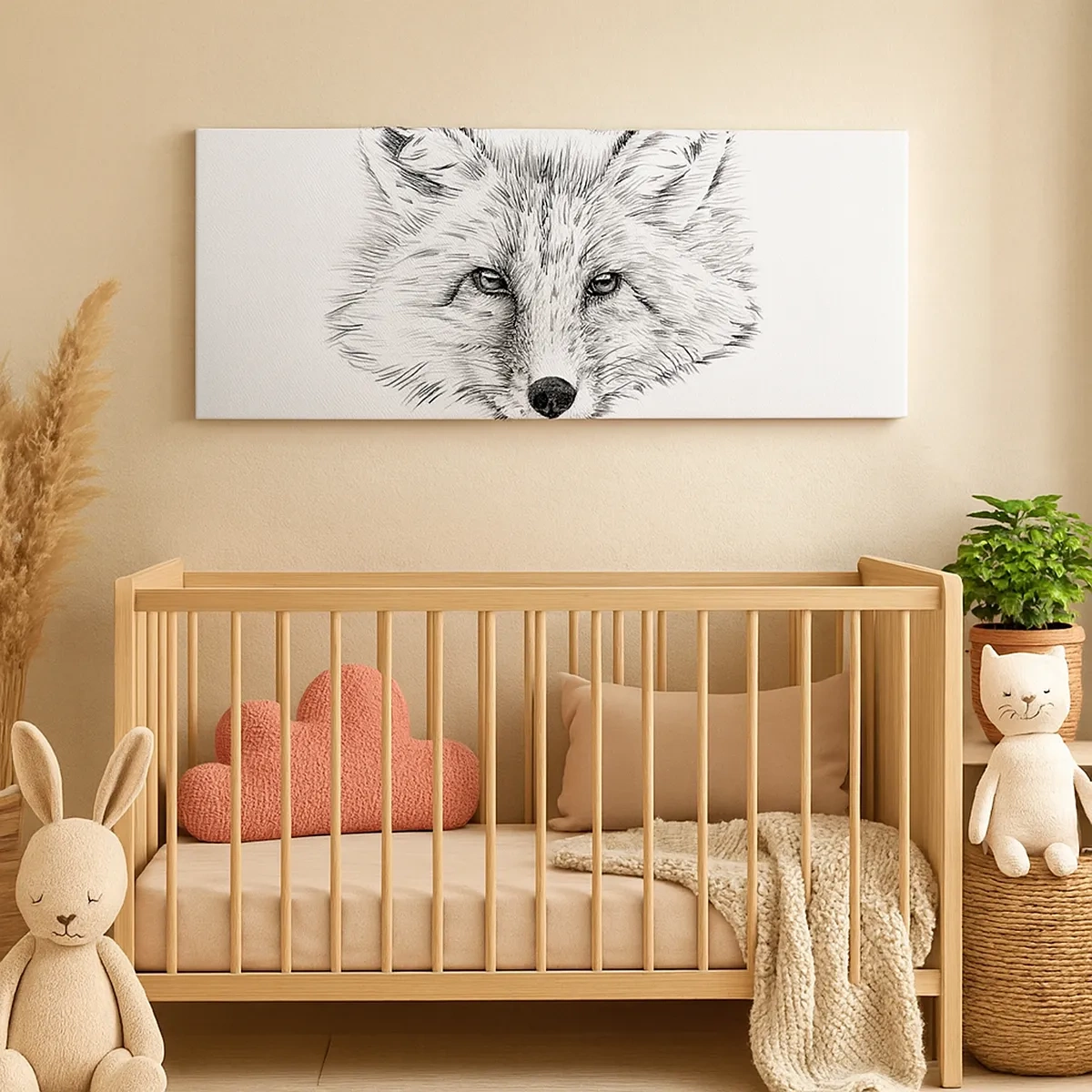 Canvastavla - Bild på duk - Kan dessa ögon ljuga? - 30x30 cm