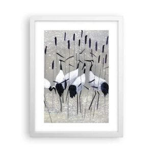 Affisch i vit ram - Bland sina - 30x40 cm