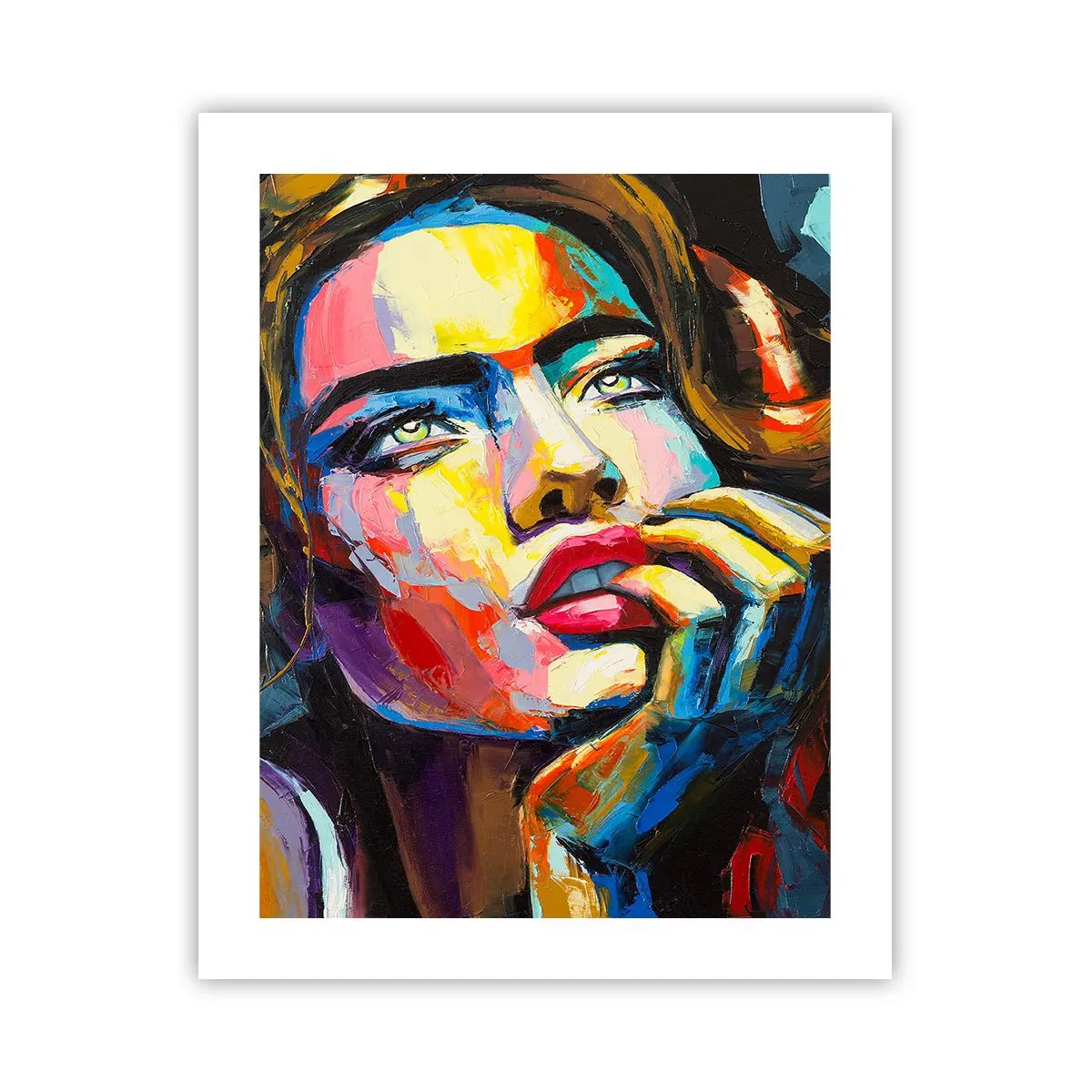Affisch - Drömmar seglar i himlen som fåglar - 40x50 cm