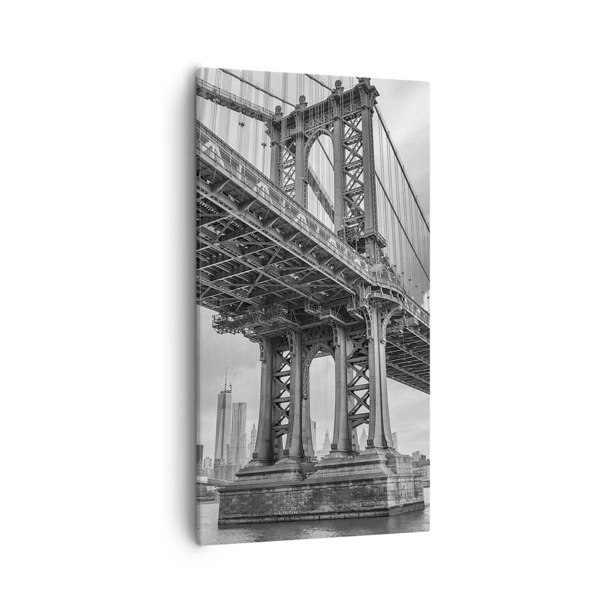 Canvastavla - Bild på duk - Till stadens hjärta - 55x100 cm